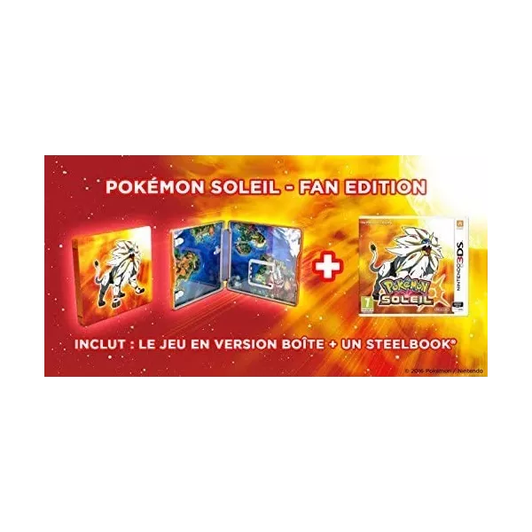 Pokémon : Soleil - édition fan édition limitée 3DS