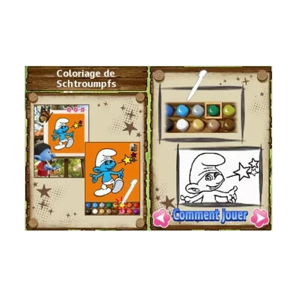 Les schtroumpfs + Les schtroumpfs 2 Nintendo DS