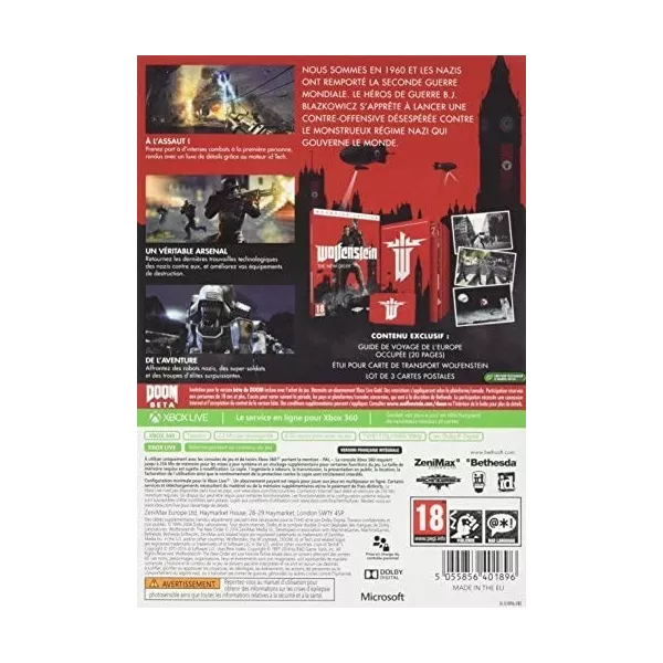 Wolfenstein The new order Xbox 360