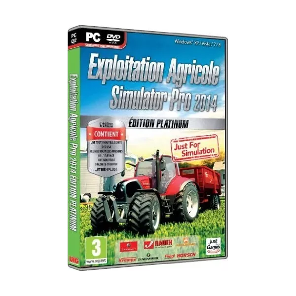 Exploitation Agricole Pro Simulator 2014 - édition platinum