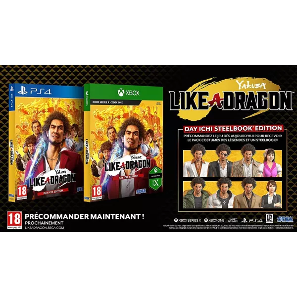 Yakuza Like A Dragon Day ICHI Edition PS4