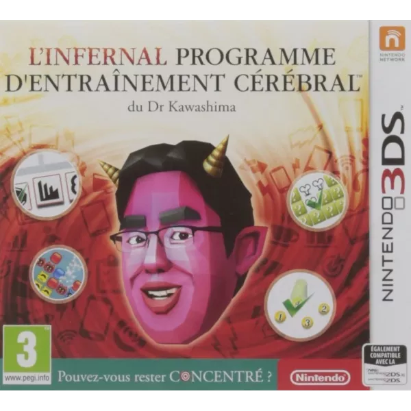 L'infernal programme d'entraînement cérébral du Dr Kawashima 3DS