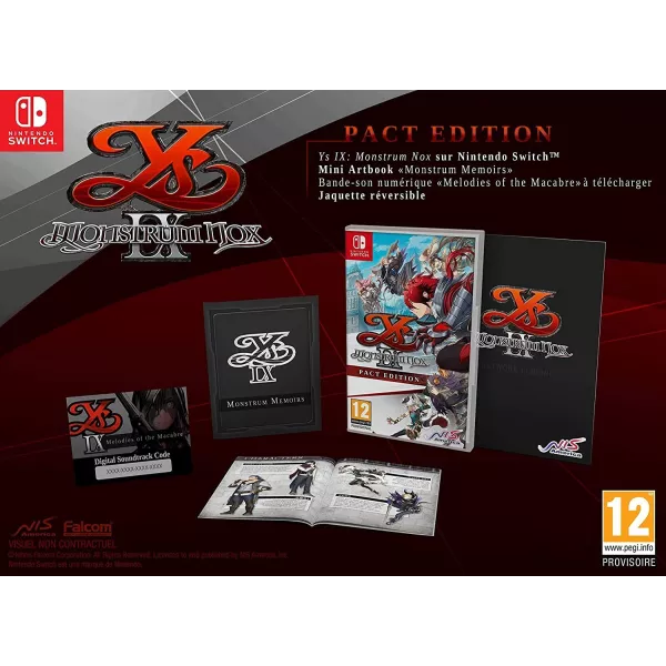 YS IX: Monstrum Nox - Pact Edition Nintendo Switch