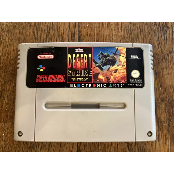 Desert Strike return to the gulf Super Nintendo