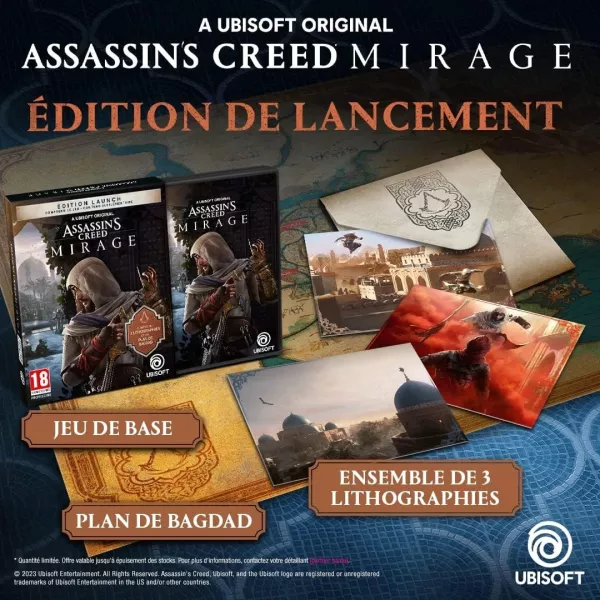 Assassin's Creed Mirage édition Launch PS5