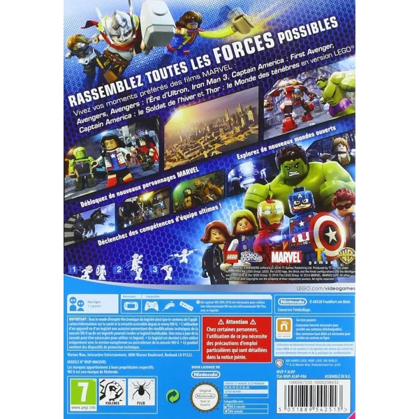 Lego Marvel Avengers Nintendo Wii U