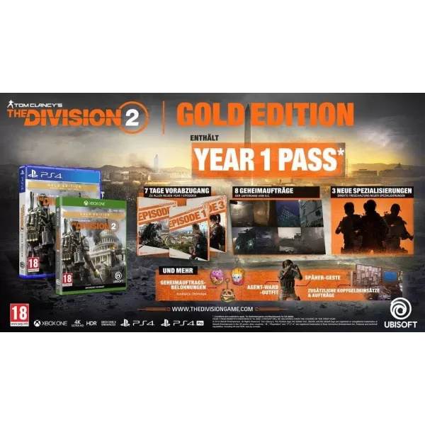 Tom Clancy's The Division 2 - Edition Gold Xbox One