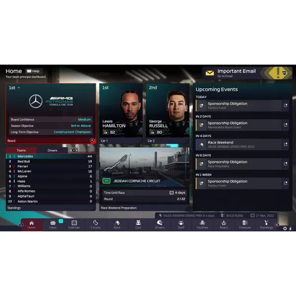 F1 Manager 22 PS5