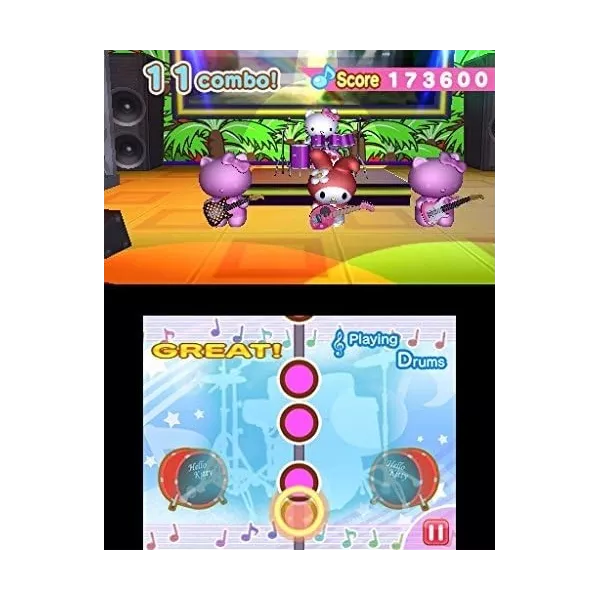 Hello Kitty & Friends Rock N World Tour Nintendo 3DS