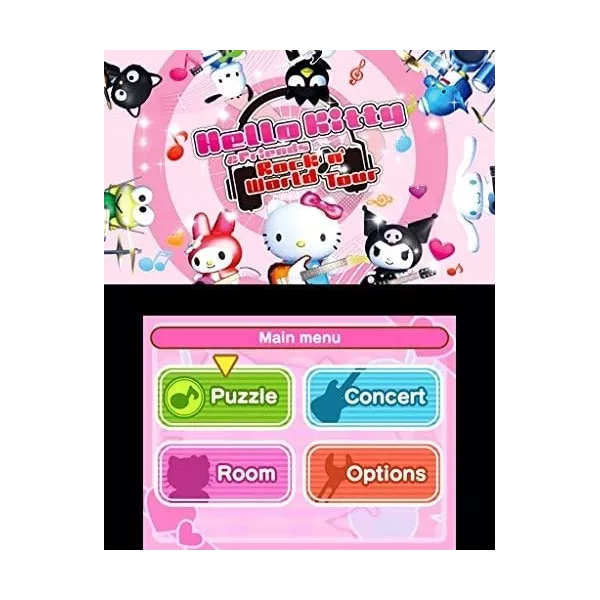 Hello Kitty & Friends Rock N World Tour Nintendo 3DS