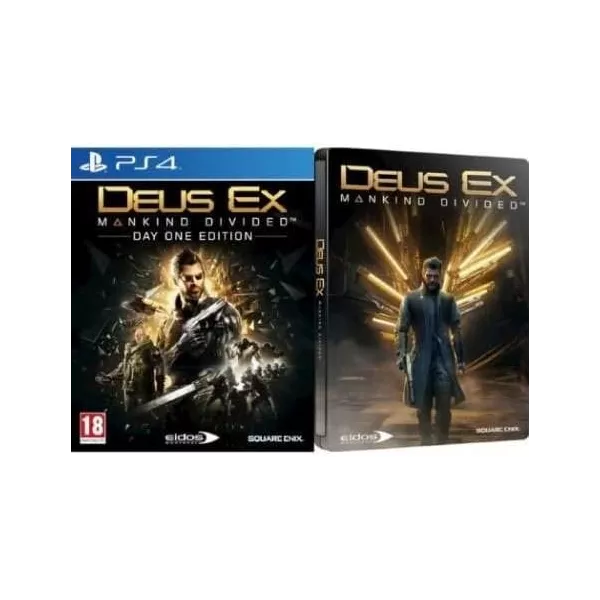 Deus Ex Mankind Divided édition day one Steelbook PS4