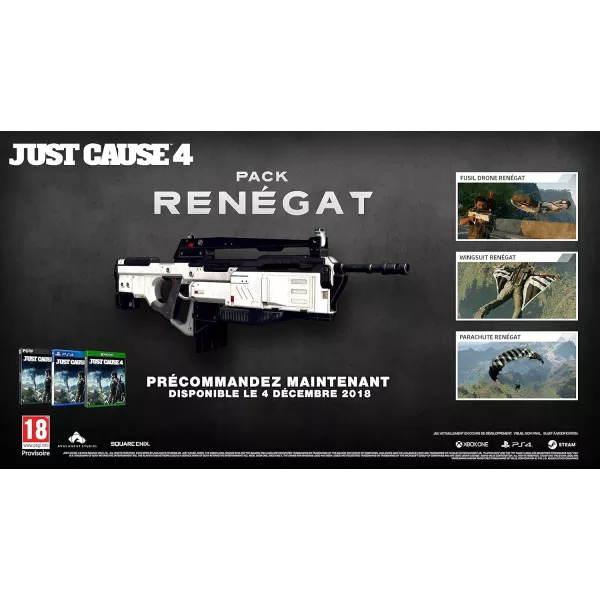 Just Cause 4 - Edition Renegat PS4