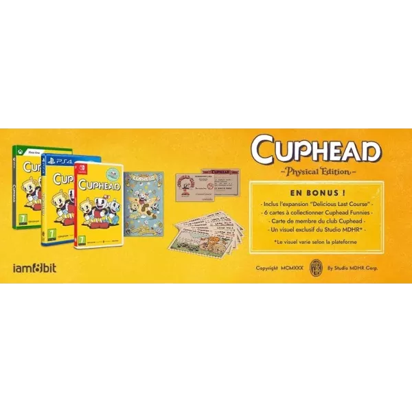 Cuphead Physical Edition Nintendo Switch