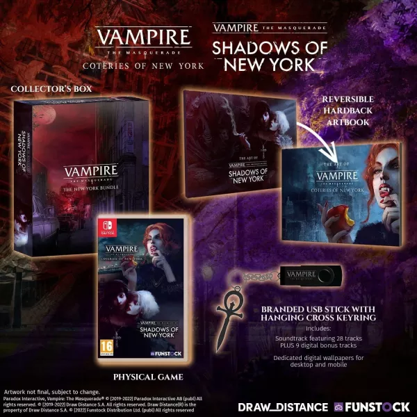 Vampire the Masquerade The New York Bundle Collector Edition Nintendo Switch