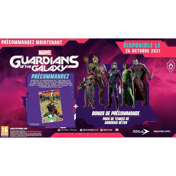 Marvel'S Guardians Of The Galaxy: Édition Cosmique Deluxe PS4