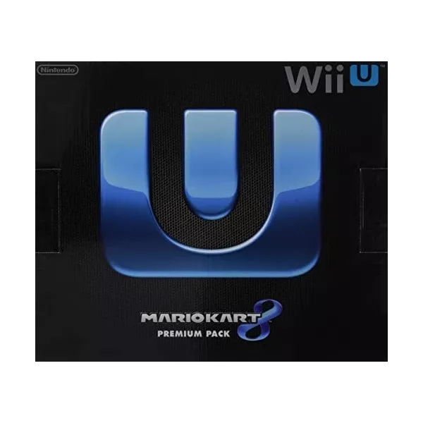 Console Nintendo Wii U 32 Go noire + Mario Kart 8 préinstallé - premium pack