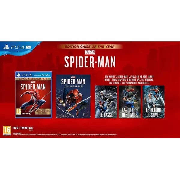 Marvel's Spider-Man Edition Game Of The Year PS4