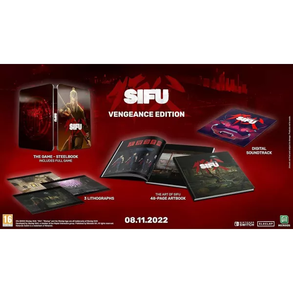 Sifu Vengeance Edition Premium Nintendo Switch