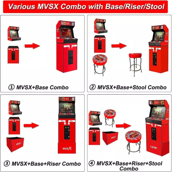 Borne Arcade MVSX Bartop + Base - SNK NEO GEO