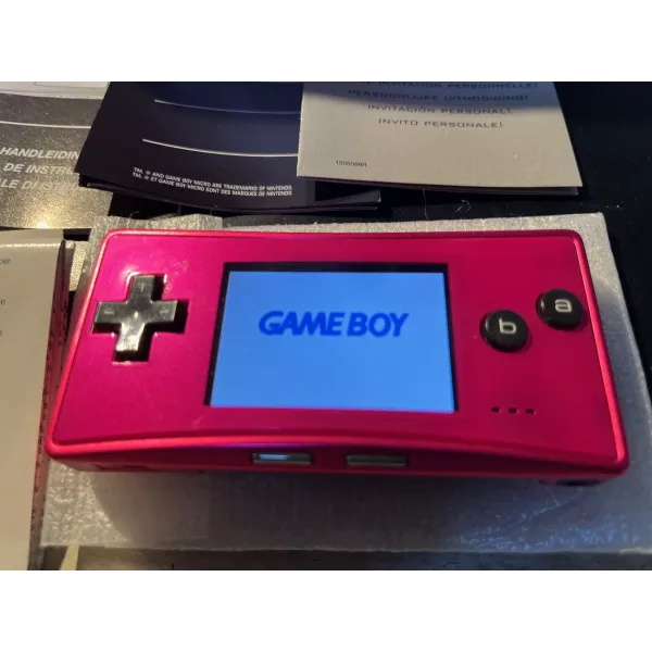 Nintendo Game Boy Micro Rose