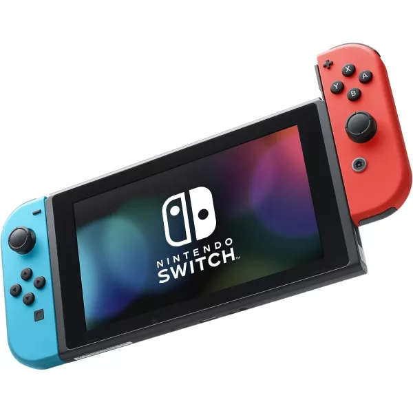 Console Nintendo Switch avec paire de Joy-Con sans fil Rouge et Bleu Neon V3