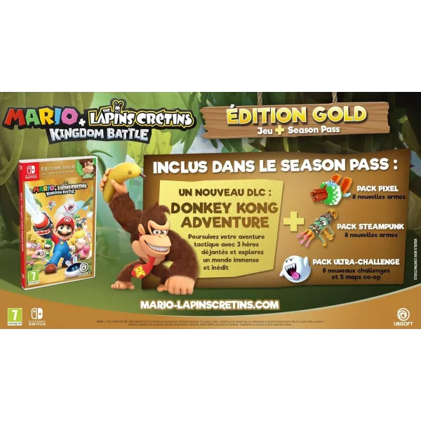 Mario + The Lapins Crétins Kingdom Battle - Edition Gold Nintendo Switch