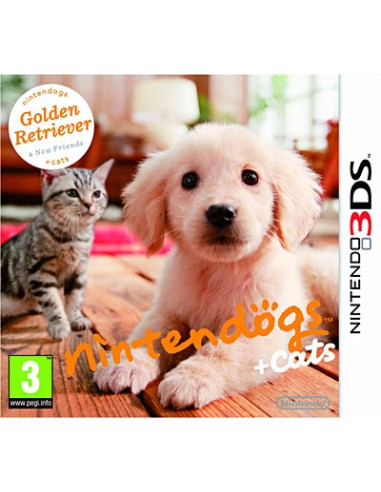 Nintendogs + cats Golden Retriever & ses nouveaux amis Nintendo 3DS