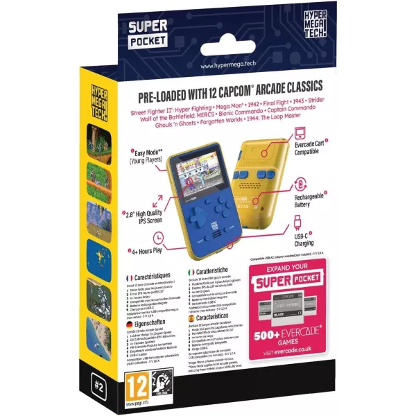 Console Portable Evercade Capcom Edition Super Pocket