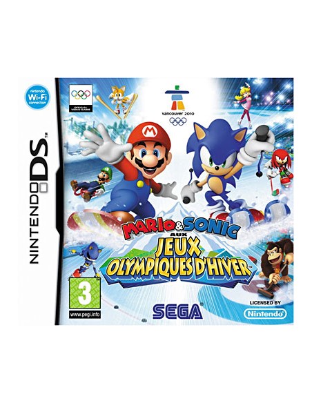 Mario & Sonic aux Jeux Olympiques d'hiver de Vancouver 2010 Nintendo DS