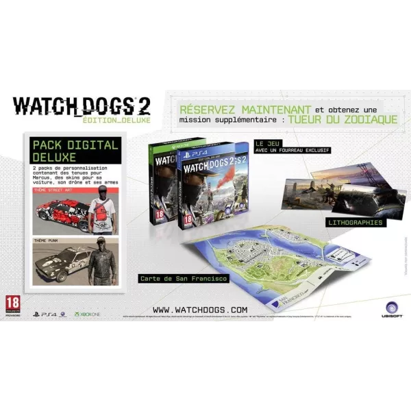 Watch Dogs 2 Edition Deluxe PS4