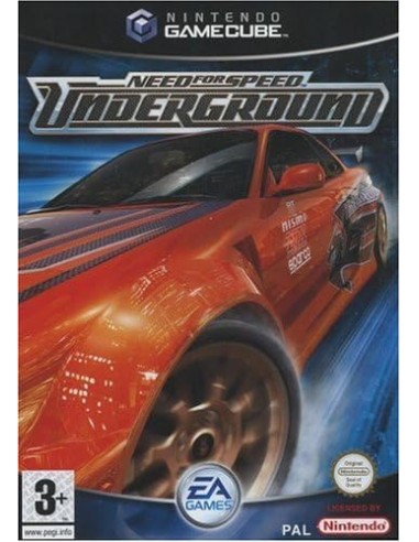 Need for speed : underground Nintendo GameCube