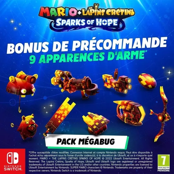 Mario + The Lapins Crétins Sparks of Hope Gold édition Nintendo Switch