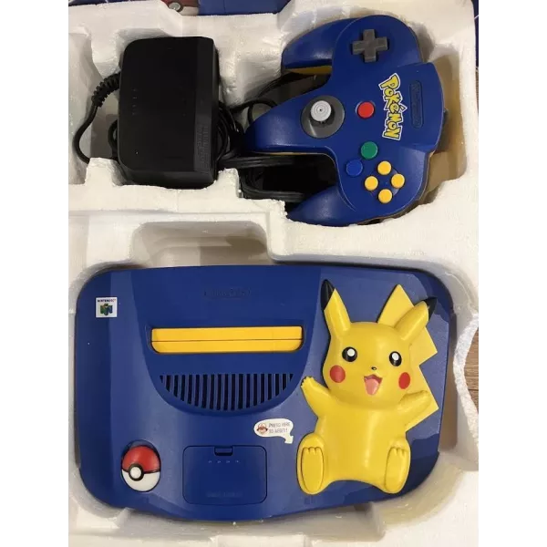 Console Nintendo 64 Limited Pokemon Pikachu N64