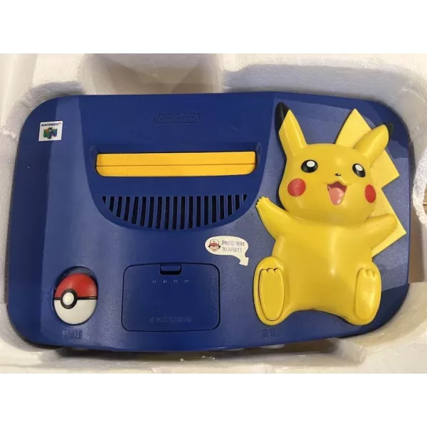 Console Nintendo 64 Limited Pokemon Pikachu N64