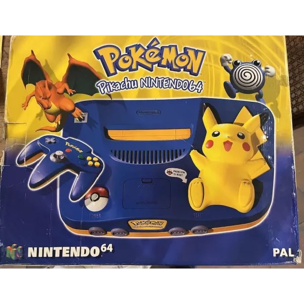 Console Nintendo 64 Limited Pokemon Pikachu N64