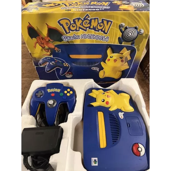 Console Nintendo 64 Limited Pokemon Pikachu N64