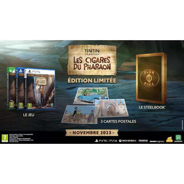 Tintin Reporter Les Cigares du Pharaon Edition Limitée PS5