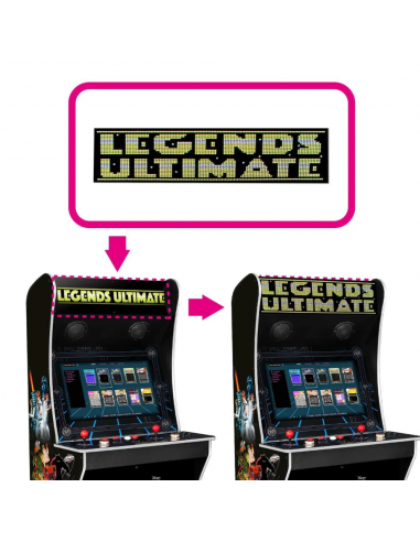 Legends Ultimate AtGames - Borne Arcade 300 Jeux + Legends BitPixel