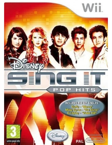 Sing it pop hits Nintendo Wii