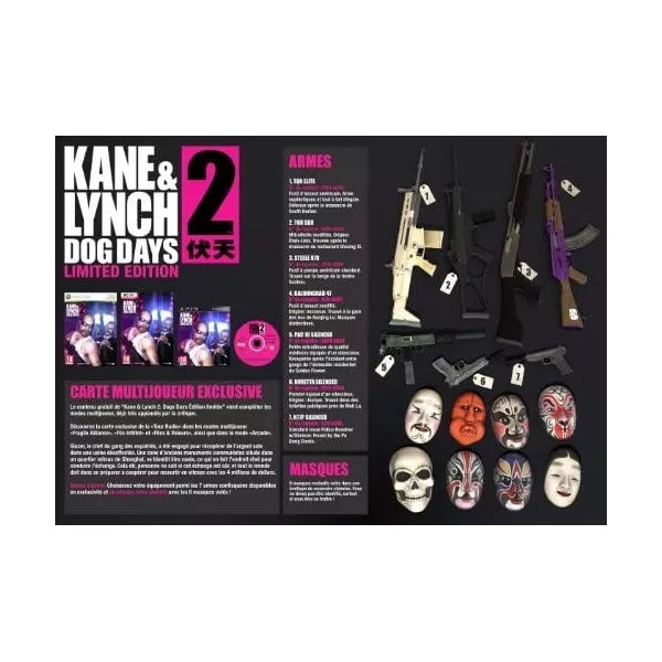 Kane & Lynch 2: dog days - édition limitée