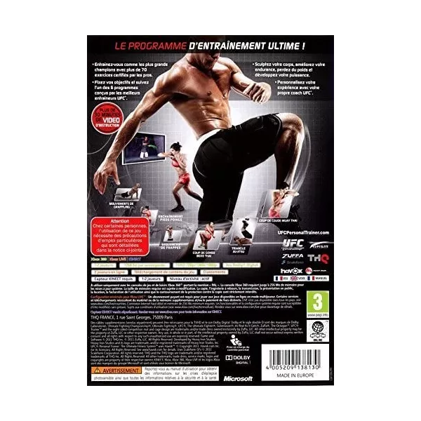 UFC Personal trainer (jeu Kinect)