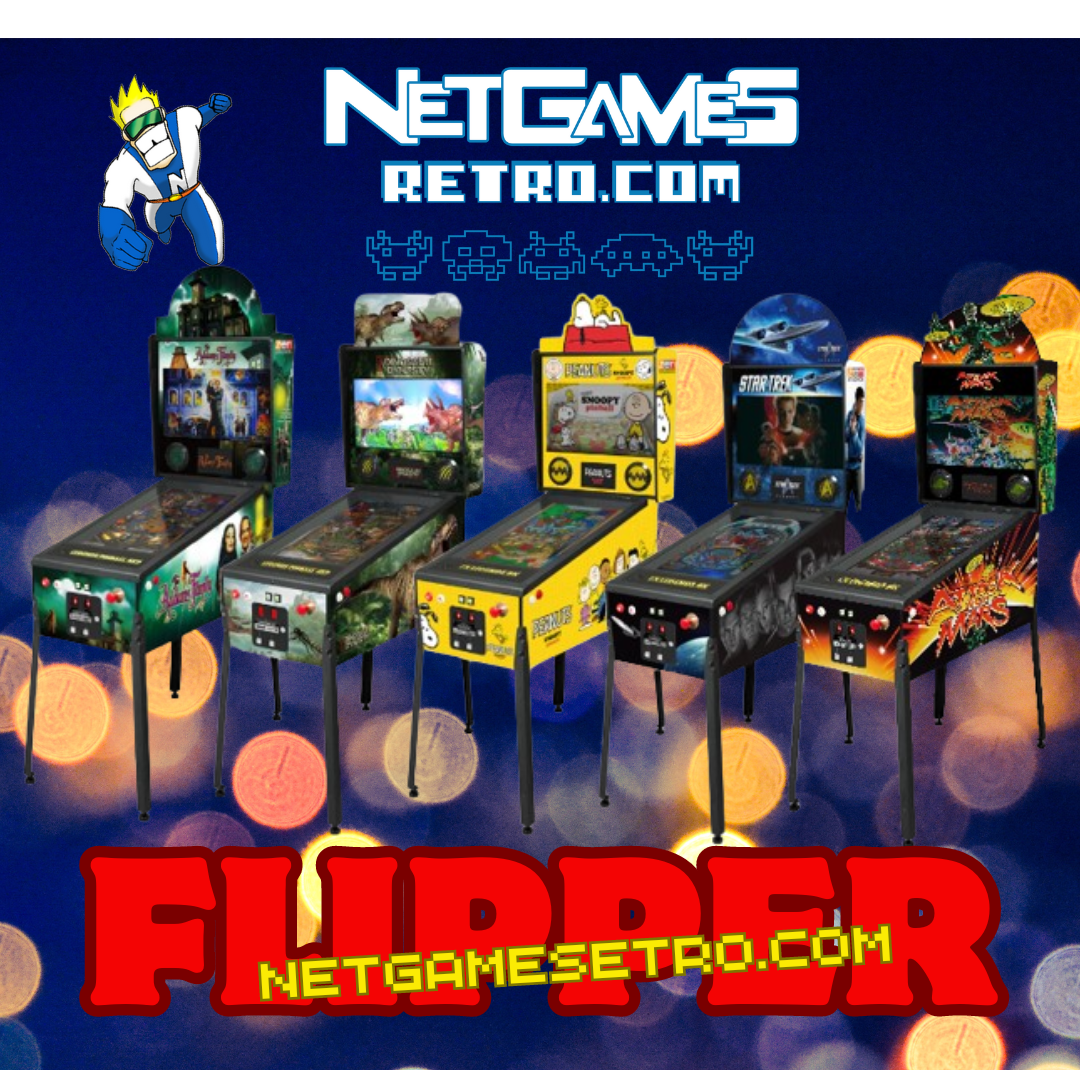 Viens tester les Flippers connectés sur le stand de Netgamesretro.com et montre tes skills !